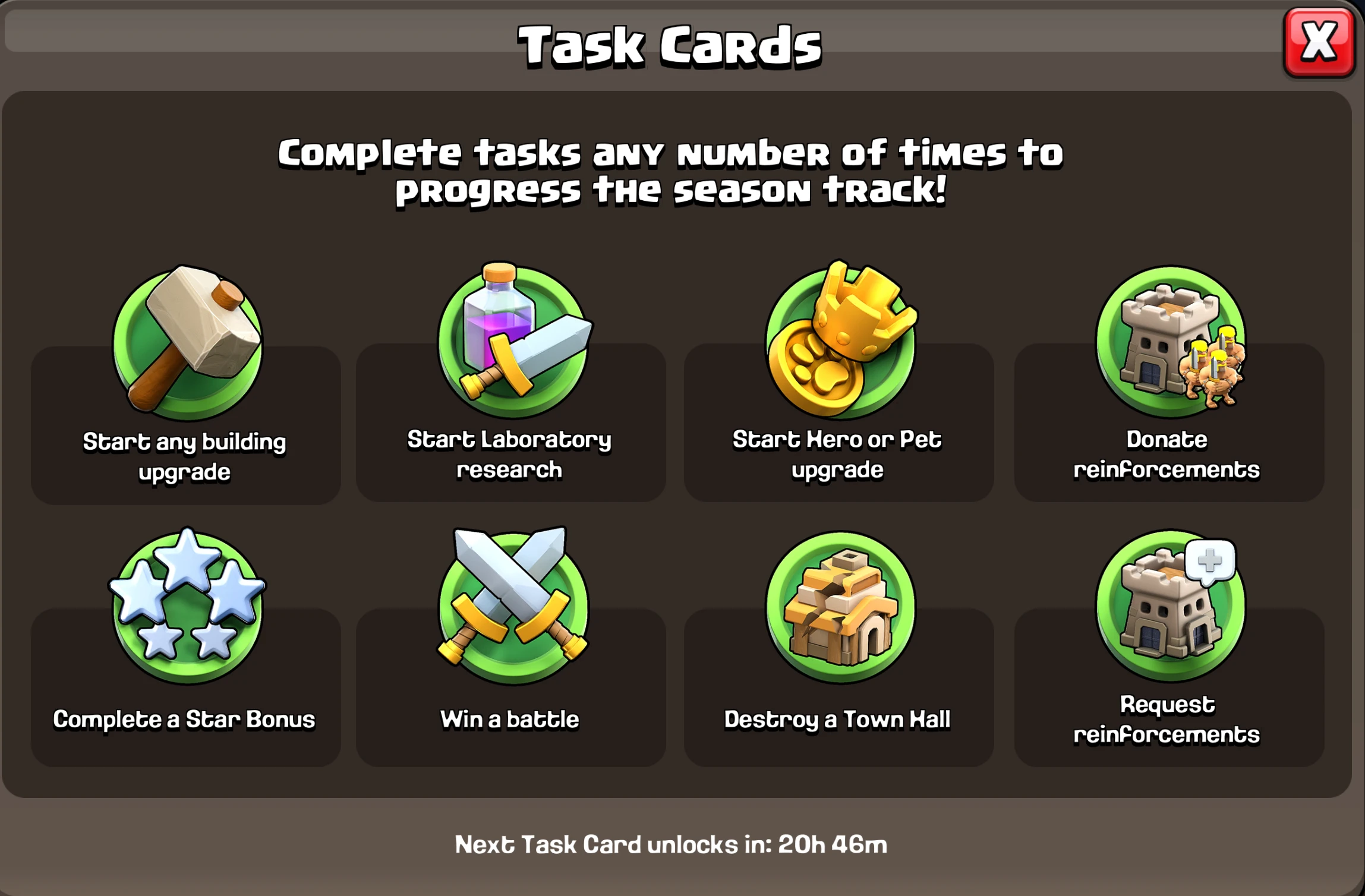 Daily Tasks and Stamp Cards