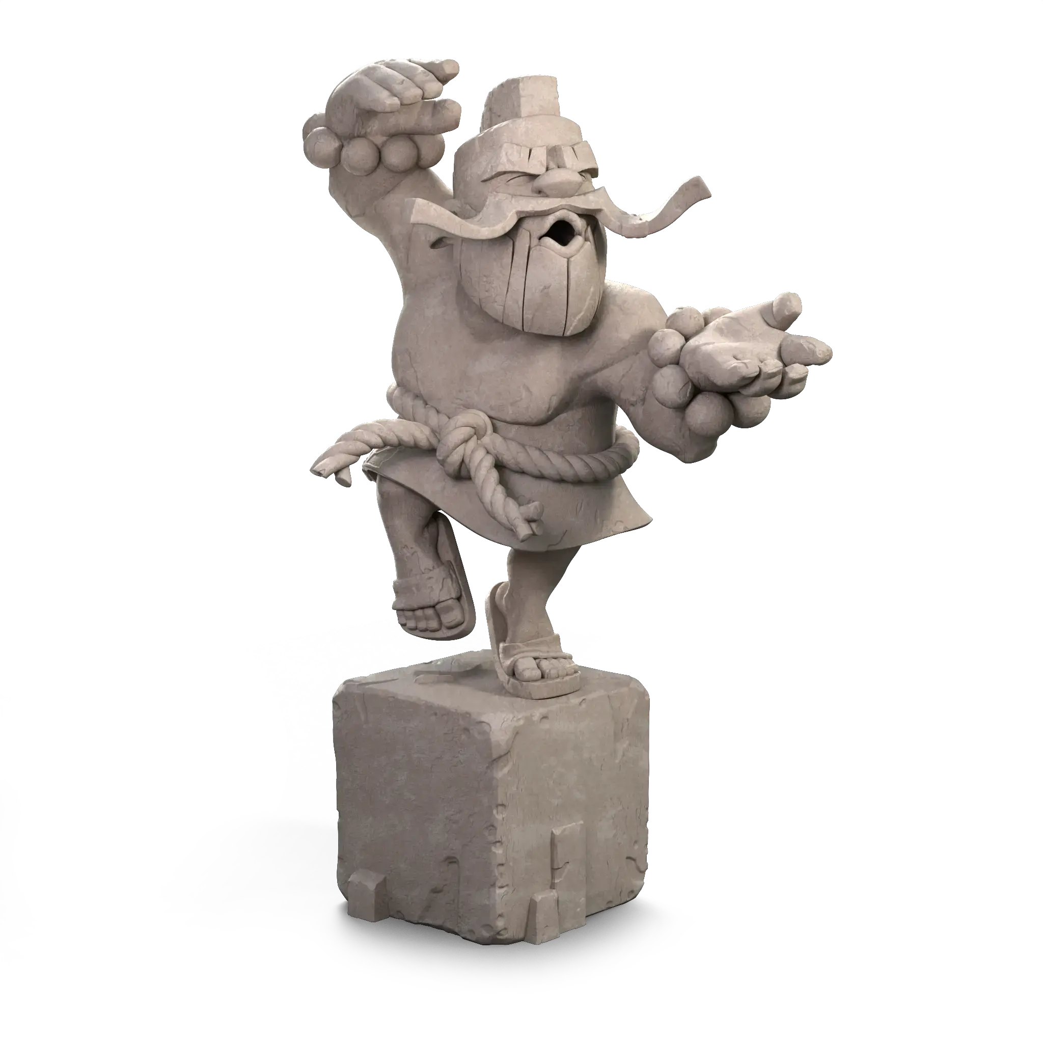 Monk Statue